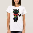Pesquisar por gato preto com olhos verdes camisetas For her