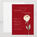 Pesquisar por carmesim casamento convites De elegante