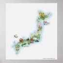 Pesquisar por mapa japão pôsteres Antigo
