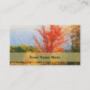 Pesquisar por árvores da queda cartao de visita Folhas