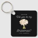 Pesquisar por buquê das flores chaveiros Bridesmaid