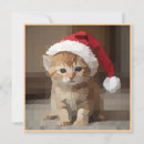 Pesquisar por gato papai noel convites Inverno