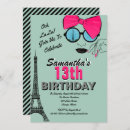 Pesquisar por festa de francesa aniversário convites Menina