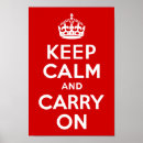 Pesquisar por mantenha a coroa calma pôsteres Vermelho