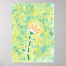 Pesquisar por fundo abstrato laranja pôsteres Flor