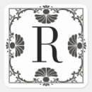 Pesquisar por letra r monograma adesivos Branco