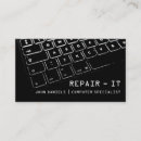 Pesquisar por nerd do computador cartao de visita Reparo