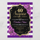 Pesquisar por ouro roxo preto convites Elegante