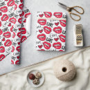 Pesquisar por lábios vermelhos papel de presente Amor