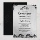 Pesquisar por damasco de prata convites Quinceanera