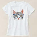 Pesquisar por hipster do gato camisetas Geek