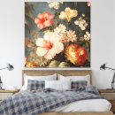 Pesquisar por fundo floral impressão de canvas Flores