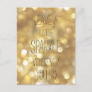 Pesquisar por gold glitter cartoes postais Typography