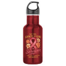 Pesquisar por sobrevivente garrafa agua Laço rosa