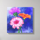 Pesquisar por margarida azul impressão de canvas For her