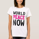 Pesquisar por mensagem paz femininas camisetas Mundo