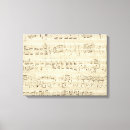 Pesquisar por música antiga impressão de canvas Velho