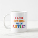 Pesquisar por eu amo alguém com autismo canecas Amor