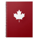 Pesquisar por bandeira canadá de cadernos de notas Vermelho