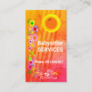 Pesquisar por raios sol de cartao de visita Babá