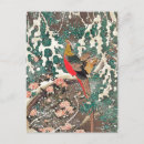 Pesquisar por pinturas japonesas cartoes postais Pássaro