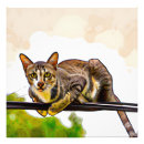 Pesquisar por eu amo gatos pôsteres Amante de gatos