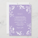 Pesquisar por roxo elegante casamento convites Monograma