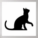 Pesquisar por silhueta gato pósteres pôsteres Ilustração