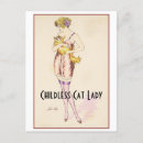 Pesquisar por vintage lady cartoes postais Gato