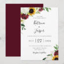 Pesquisar por sunflower wedding convites Burgundy