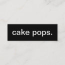 Pesquisar por cakepops cartao de visita Pop do bolo