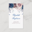 Pesquisar por azul vintage cartao de visita Floral