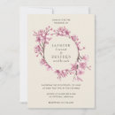 Pesquisar por cor de rosa da flor casamento convites For her