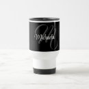 Pesquisar por monograma viagem canecas Preto e branco