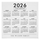 Pesquisar por calendário anual pôsteres Básico
