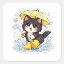 Pesquisar por gatinhos preto e branco adesivos Kawaii