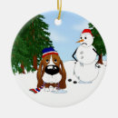 Pesquisar por basset hound ornamentos Xmas