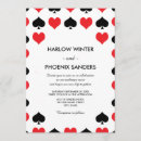 Pesquisar por do casino casamento convites Corações