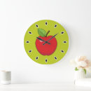 Pesquisar por maçã do professor relogios de parede Vermelho