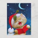 Pesquisar por gato natal cartoes postais Papai noel