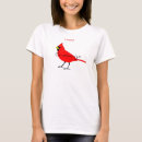 Pesquisar por pássaro cardinal camisetas Vermelho