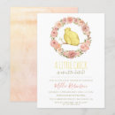 Pesquisar por pintinho pequeno convites Chá de fraldas primavera