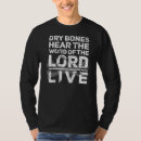 Pesquisar por ossos secos camisetas Cristão