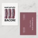 Pesquisar por bacon cartao de visita Comida