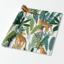 Pesquisar por animais da selva papel de presente Tropicais