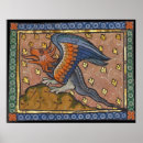 Pesquisar por dragão medieval pósteres pôsteres Criatura mítica