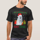 Pesquisar por gato feliz natal camisetas Feio