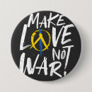 Pesquisar por sinal de paz botons Fazer amor não guerra