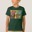 Pesquisar por mãos coração camisetas For kids