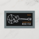 Pesquisar por visitas do professor da guitarra cartao de visita For him